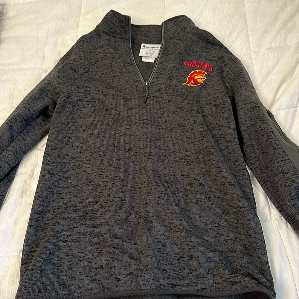 USC Champions Quarterzip, Size: S